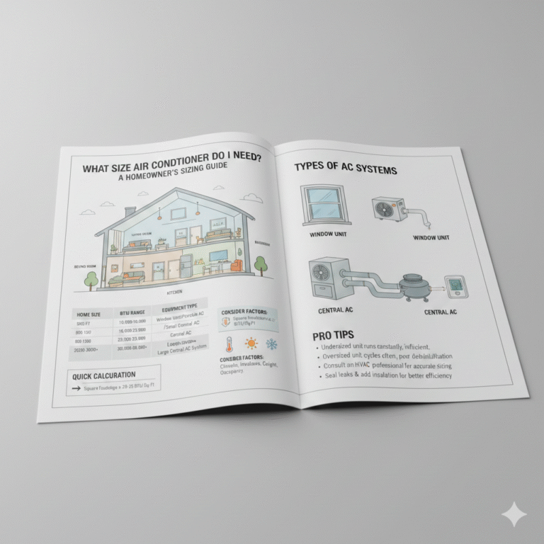 What Size Air Conditioner Do I Need? A Homeowner’s Sizing Guide