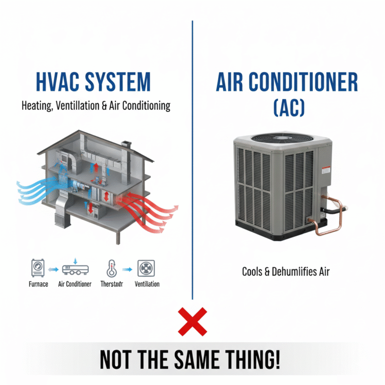HVAC vs AC