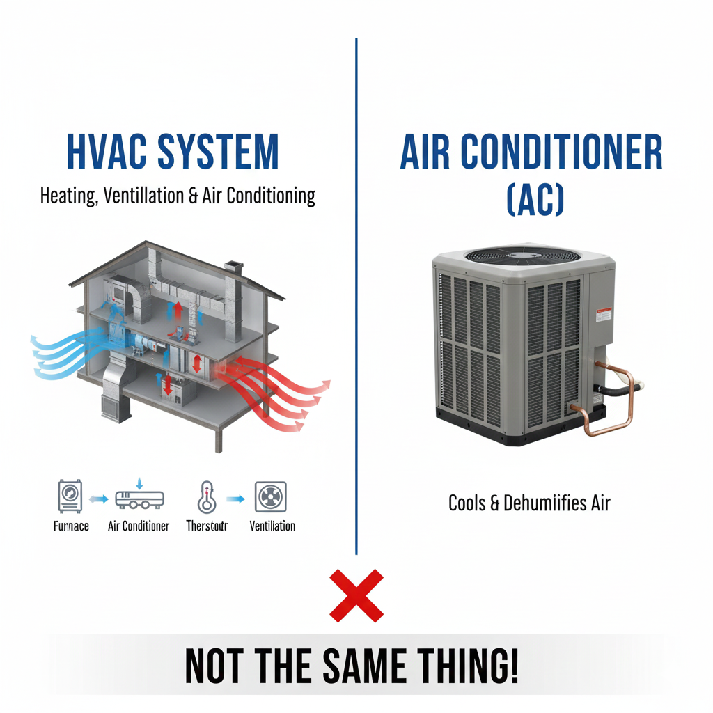 HVAC vs AC