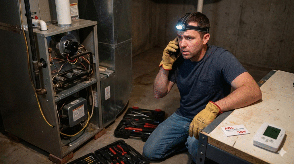 When to Stop and Call an HVAC Professional
